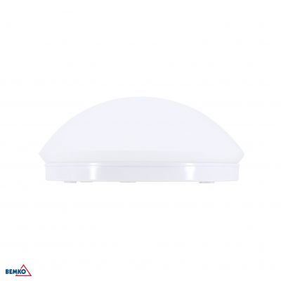 PLAFONIERA TAZAN Z CZUJ. MIKRO.1X60W E27 IP44 FI-28 SZKŁO+PC BEMKO (C38-ST72-140G-MS)